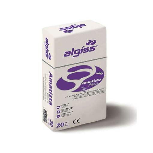 	ALGÍSS GESSO DE ACABAMENTO AMATISTA PLUS BASE ESCAIOLA 20kg